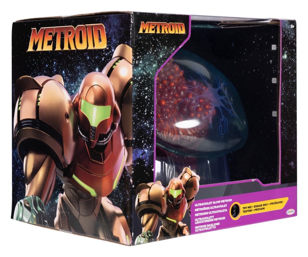World of Nintendo Metroid Prime Action Figure Metroid Ultraviolet Glow 15 cm – Jakks Pacific