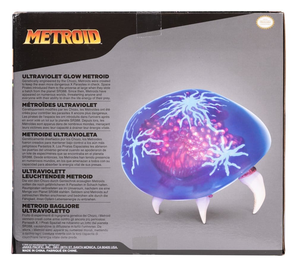 World of Nintendo Metroid Prime Action Figure Metroid Ultraviolet Glow 15 cm – Jakks Pacific