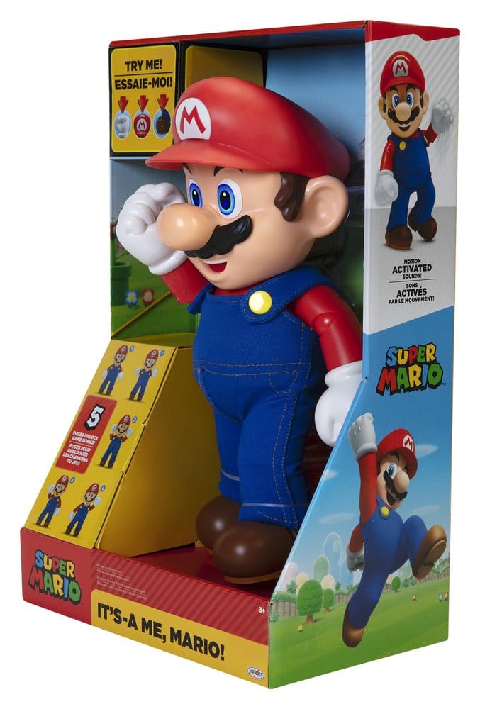 Super Mario Talking Action Figure It's-A Me! Mario 36 cm - JAKKS Pacific