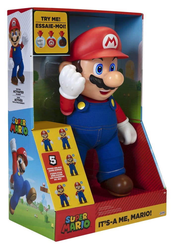 Super Mario Talking Action Figure It's-A Me! Mario 36 cm - JAKKS Pacific