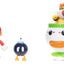 World of Nintendo Mini Figure 2-Pack Mario e Bowser Jr. Clown Car 6 cm - Jakks Pacific