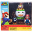 World of Nintendo Mini Figure 2-Pack Mario e Bowser Jr. Clown Car 6 cm - Jakks Pacific