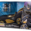 DC x Sonic - Action Figure Shadow Batman con Batmobile 6 cm - Jakks Pacific