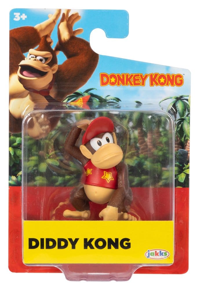 World of Nintendo Mini Figure Donkey Kong 6 cm - Jakks Pacific