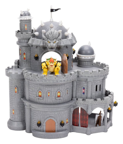 Super Mario Galaxy Movie Playset Deluxe Castello di Bowser con Minifigure - Jakks Pacific