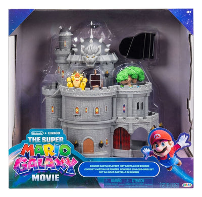 Super Mario Galaxy Movie Playset Deluxe Castello di Bowser con Minifigure - Jakks Pacific