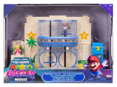 Diorama Gateway Galaxy del film Super Mario con 2 mini figure - Jakks Pacific