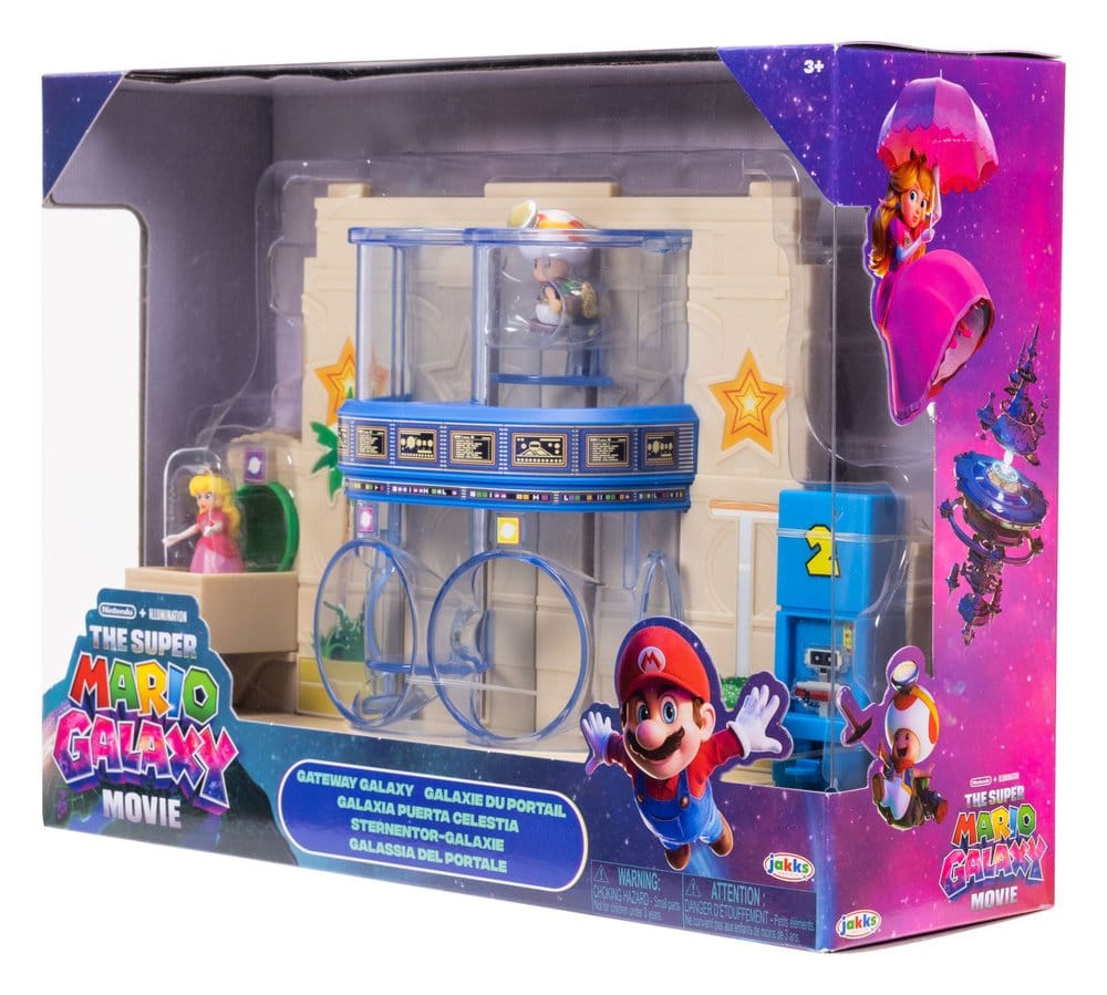 Diorama Gateway Galaxy del film Super Mario con 2 mini figure - Jakks Pacific