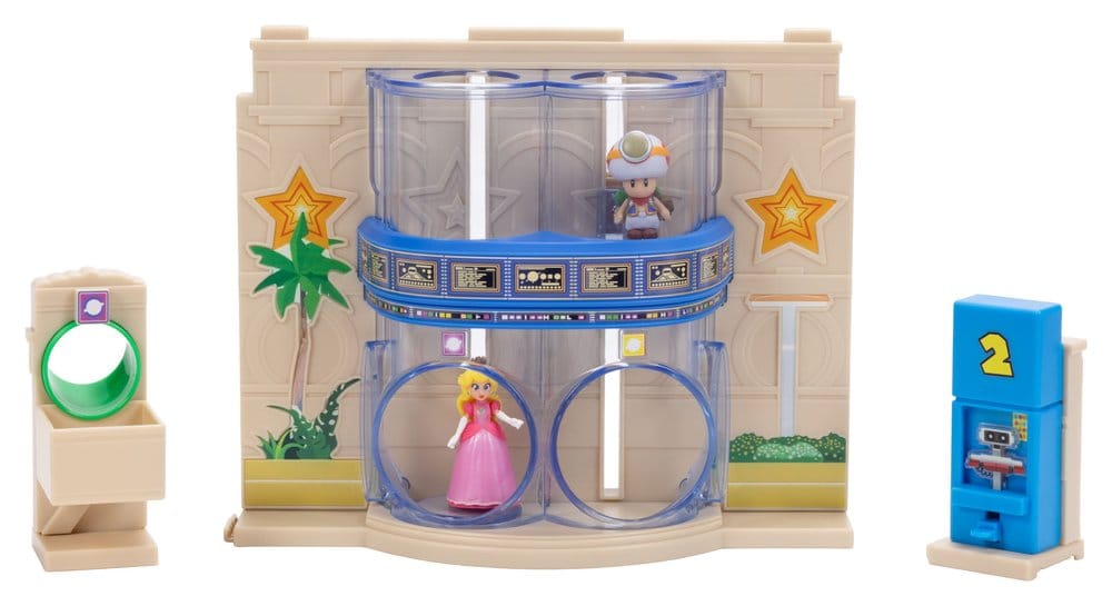 Diorama Gateway Galaxy del film Super Mario con 2 mini figure - Jakks Pacific