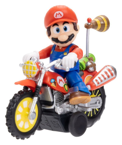 Super Mario Galaxy Movie Action Figure con Moto a Trazione - Mario 6 cm - Jakks Pacific