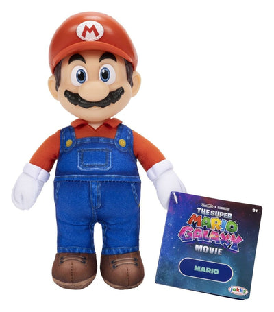 Peluche Mario 23 cm – Super Mario Galaxy Movie – Jakks Pacific