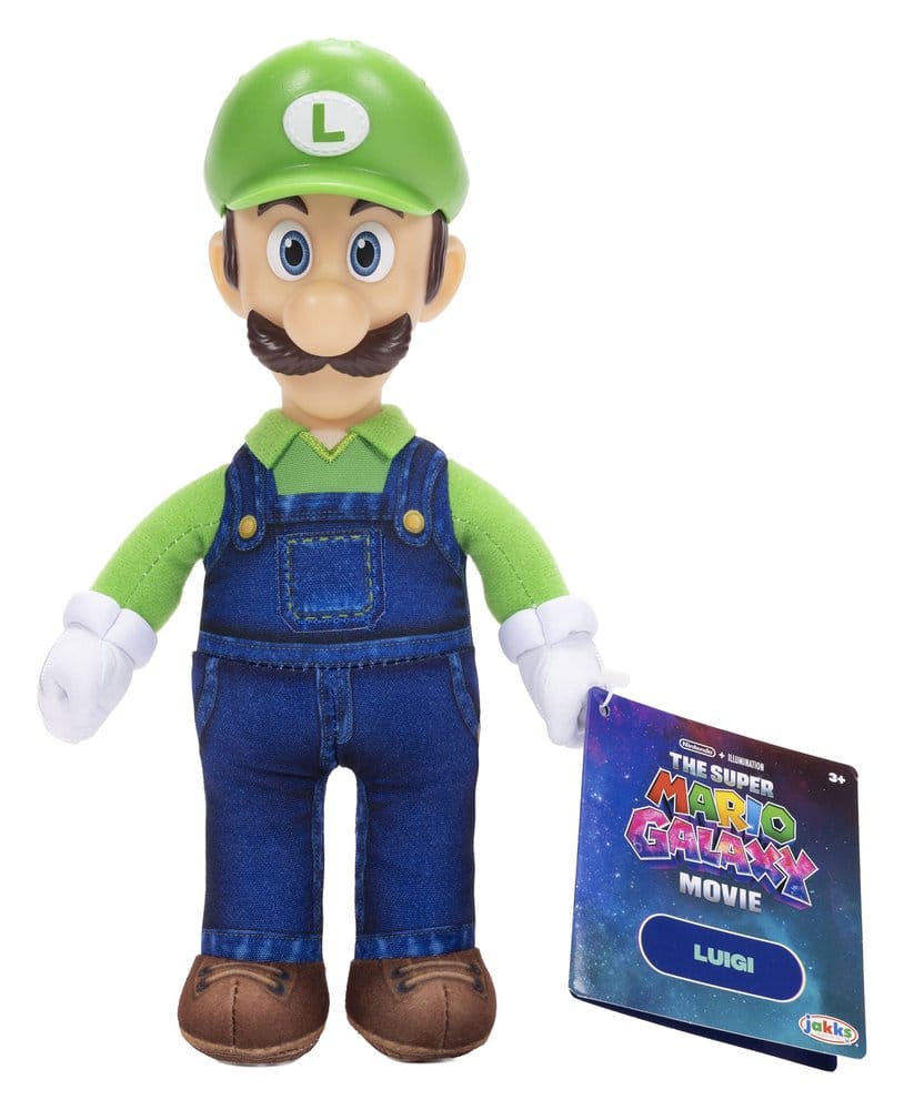 Peluche Luigi 23 cm - Super Mario Galaxy Movie - Jakks Pacific