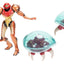 World of Nintendo Metroid Mini Figure 3-Pack Samus Bounty Hunter 6 cm - Jakks Pacific