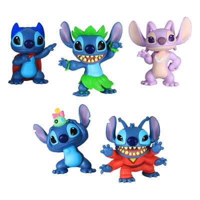 Lilo & Stitch Mini Figure 5-Pack – Set di 5 Minifigure Collezionabili da 7 cm – Just Play