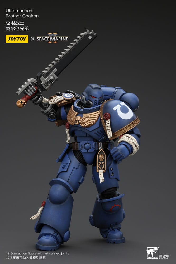Warhammer 40k Action Figure 1/18 Ultramarines Brother Chairon 13 cm Joy Toy