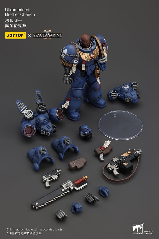 Warhammer 40k Action Figure 1/18 Ultramarines Brother Chairon 13 cm Joy Toy