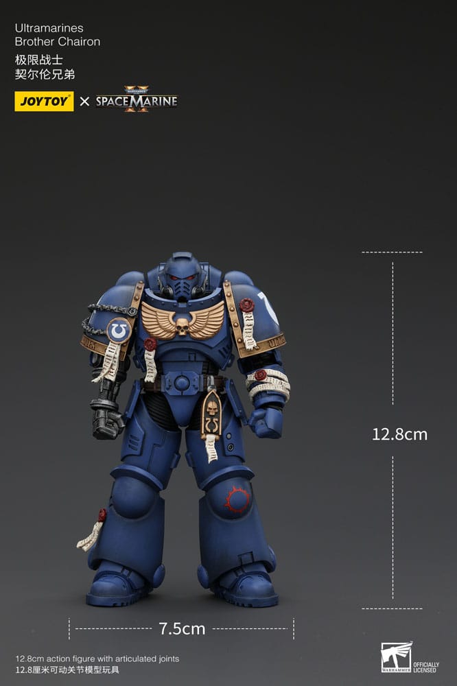 Warhammer 40k Action Figure 1/18 Ultramarines Brother Chairon 13 cm Joy Toy