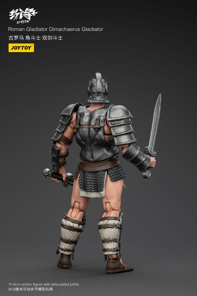 Strife Gladiatore Romano Dimachaerus, Action Figure 1/18, 11 cm, Joy Toy
