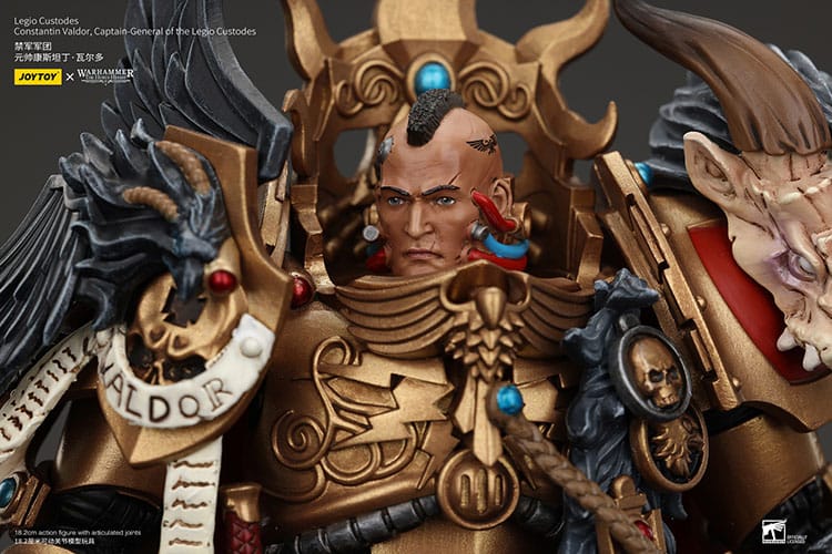 Warhammer The Horus Heresy Action Figure Constantin Valdor Capitano Generale dei Legio Custodes 25 cm Joy Toy
