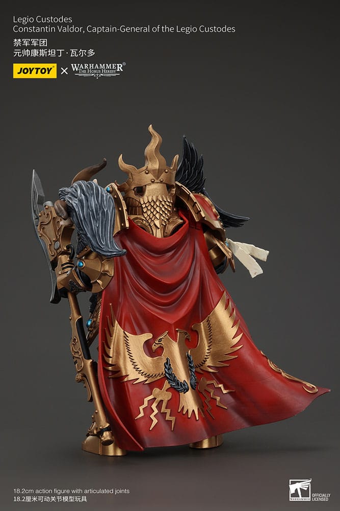 Warhammer The Horus Heresy Action Figure Constantin Valdor Capitano Generale dei Legio Custodes 25 cm Joy Toy