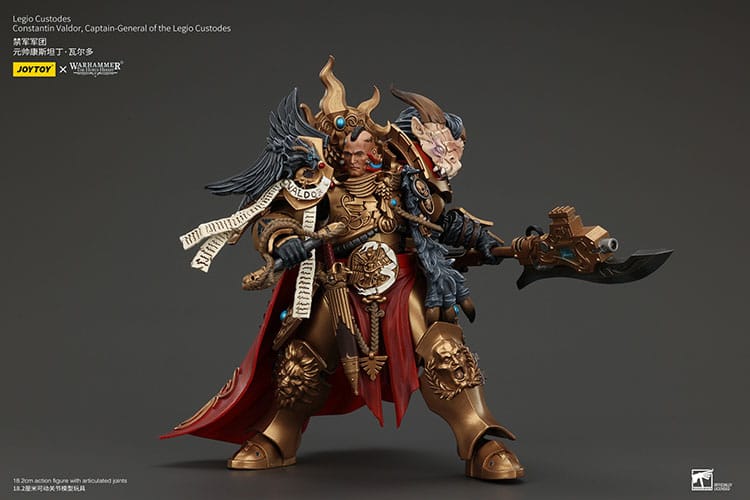 Warhammer The Horus Heresy Action Figure Constantin Valdor Capitano Generale dei Legio Custodes 25 cm Joy Toy