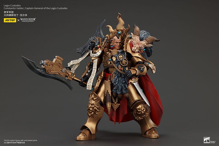 Warhammer The Horus Heresy Action Figure Constantin Valdor Capitano Generale dei Legio Custodes 25 cm Joy Toy