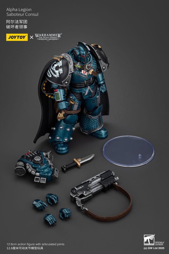 Warhammer The Horus Heresy Action Figure Alpha Legion Saboteur Consul 20 cm Joy Toy