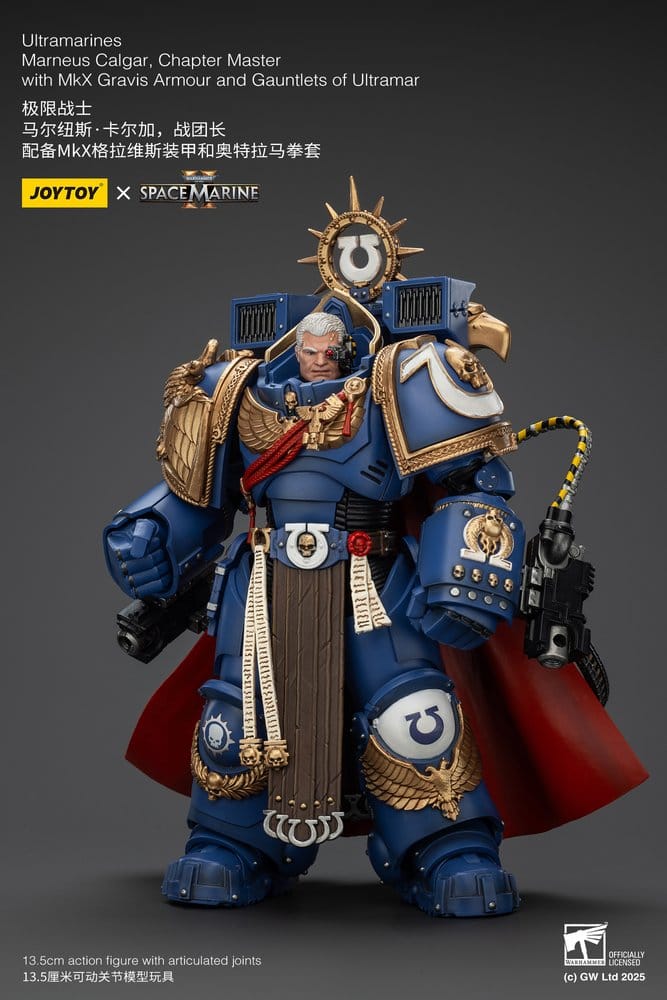 Warhammer 40,000 Action Figure Ultramarines Marneus Calgar, Chapter Master 14 cm Joy Toy