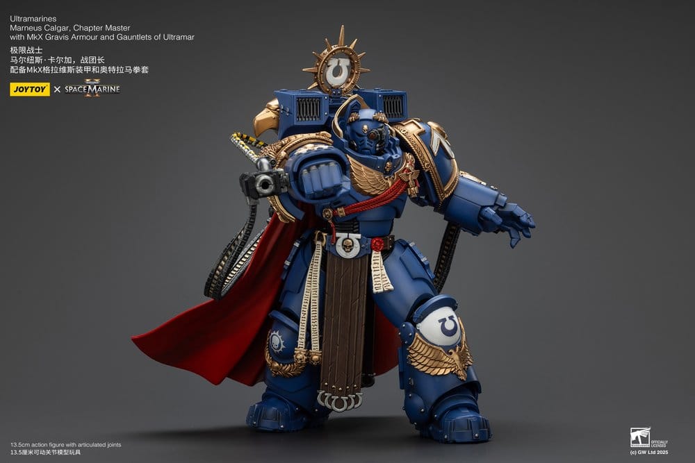 Warhammer 40,000 Action Figure Ultramarines Marneus Calgar, Chapter Master 14 cm Joy Toy
