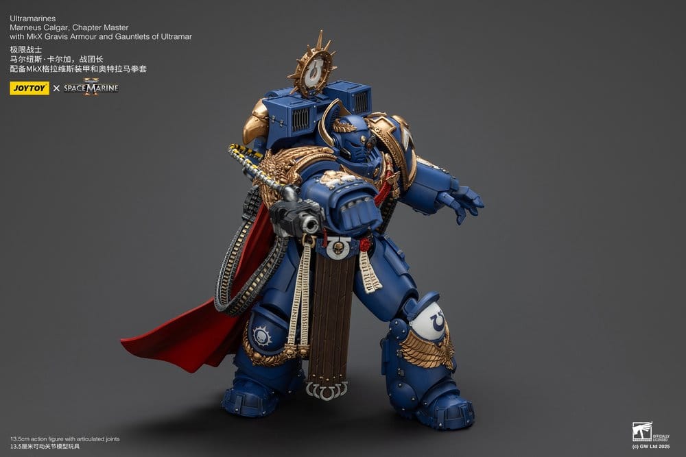 Warhammer 40,000 Action Figure Ultramarines Marneus Calgar, Chapter Master 14 cm Joy Toy