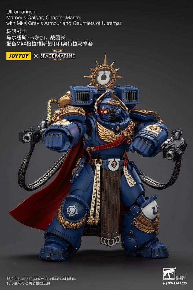 Warhammer 40,000 Action Figure Ultramarines Marneus Calgar, Chapter Master 14 cm Joy Toy