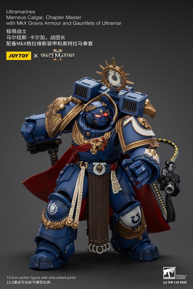 Warhammer 40,000 Action Figure Ultramarines Marneus Calgar, Chapter Master 14 cm Joy Toy