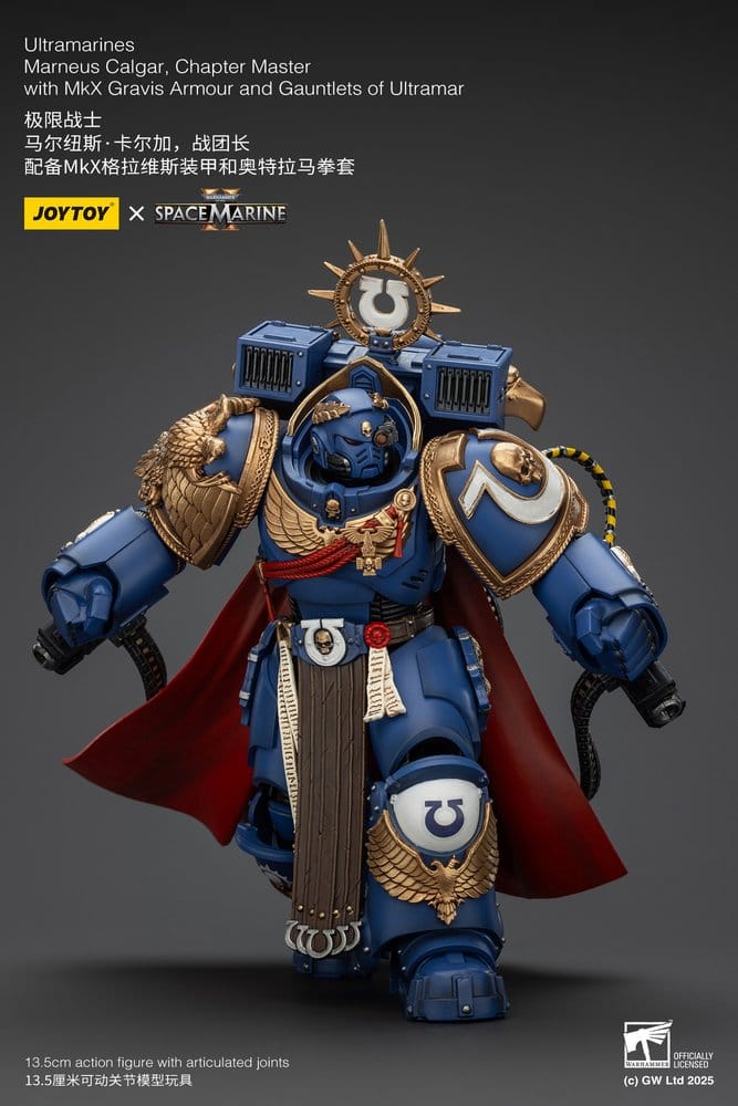 Warhammer 40,000 Action Figure Ultramarines Marneus Calgar, Chapter Master 14 cm Joy Toy