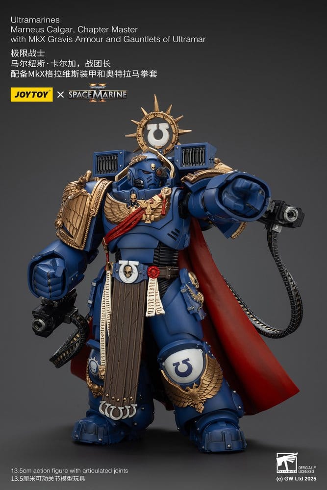Warhammer 40,000 Action Figure Ultramarines Marneus Calgar, Chapter Master 14 cm Joy Toy