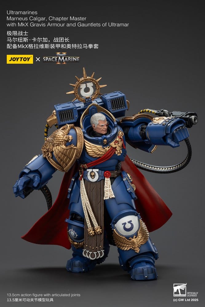 Warhammer 40,000 Action Figure Ultramarines Marneus Calgar, Chapter Master 14 cm Joy Toy