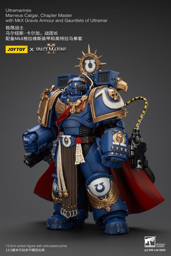 Warhammer 40,000 Action Figure Ultramarines Marneus Calgar, Chapter Master 14 cm Joy Toy