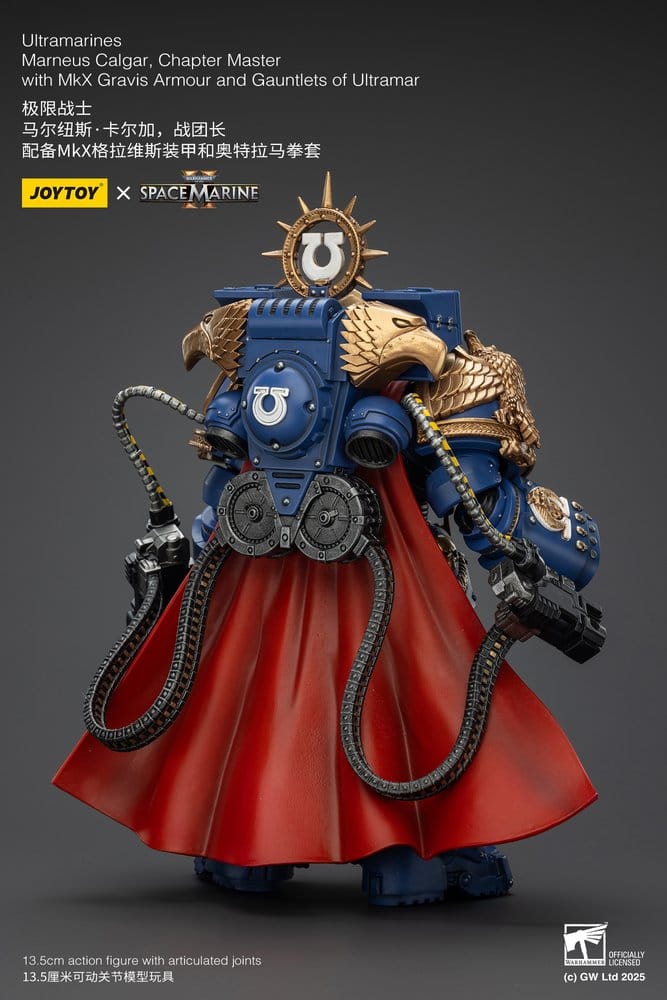 Warhammer 40,000 Action Figure Ultramarines Marneus Calgar, Chapter Master 14 cm Joy Toy