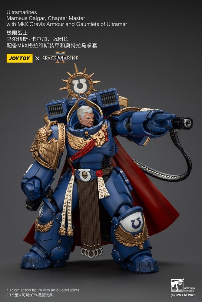 Warhammer 40,000 Action Figure Ultramarines Marneus Calgar, Chapter Master 14 cm Joy Toy