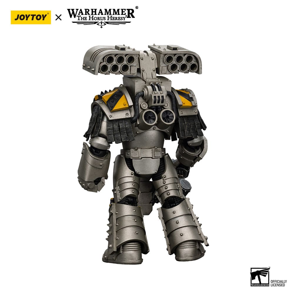Warhammer The Horus Heresy Action Figure 1/18 Iron Warriors Tyrant Siege Terminator con lanciarazzi 14 cm Joy Toy