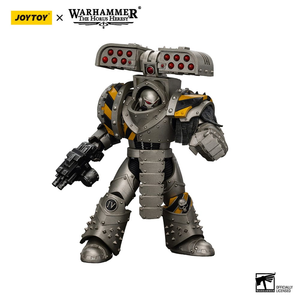Warhammer The Horus Heresy Action Figure 1/18 Iron Warriors Tyrant Siege Terminator con lanciarazzi 14 cm Joy Toy