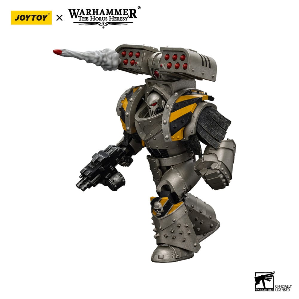 Warhammer The Horus Heresy Action Figure 1/18 Iron Warriors Tyrant Siege Terminator con lanciarazzi 14 cm Joy Toy