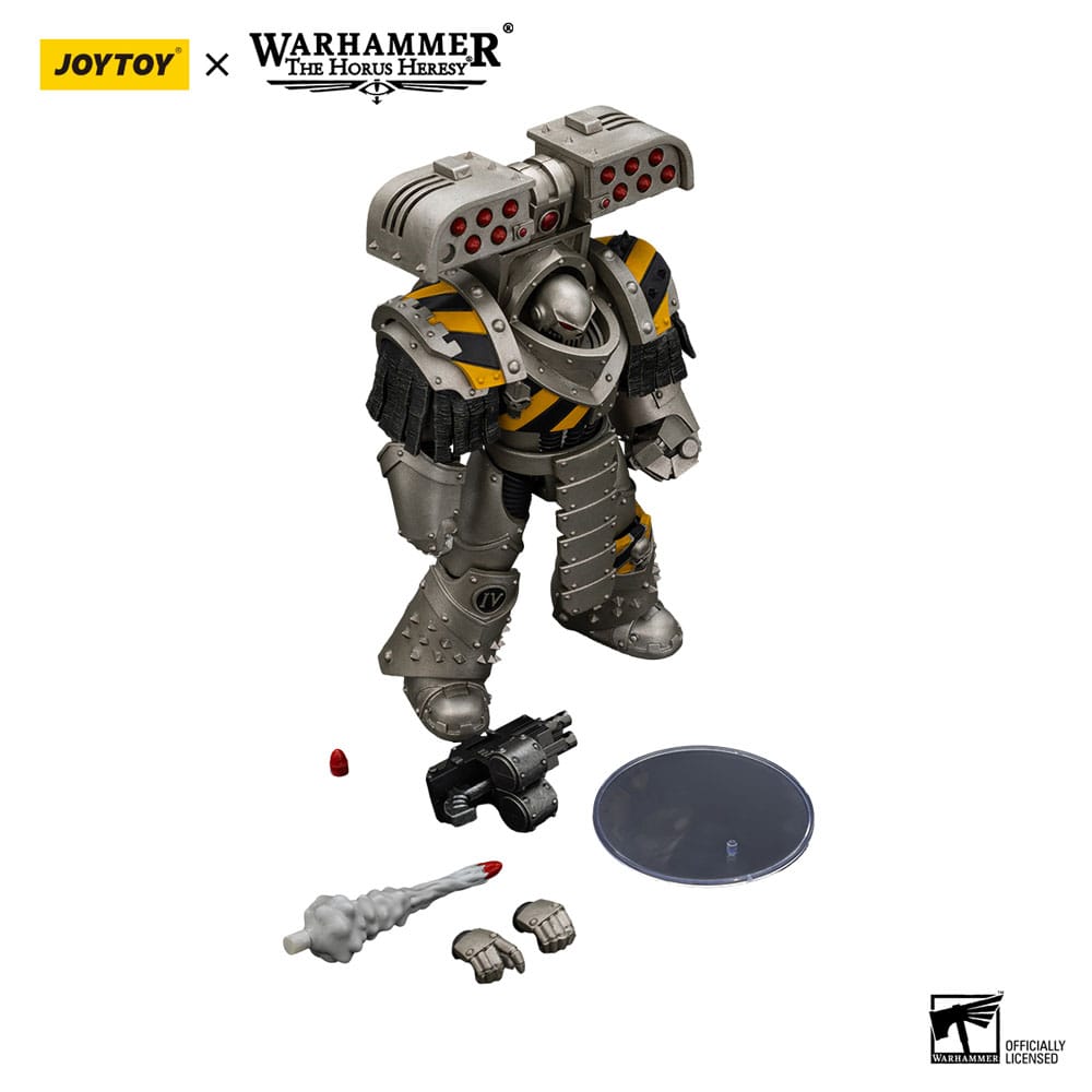 Warhammer The Horus Heresy Action Figure 1/18 Iron Warriors Tyrant Siege Terminator con lanciarazzi 14 cm Joy Toy