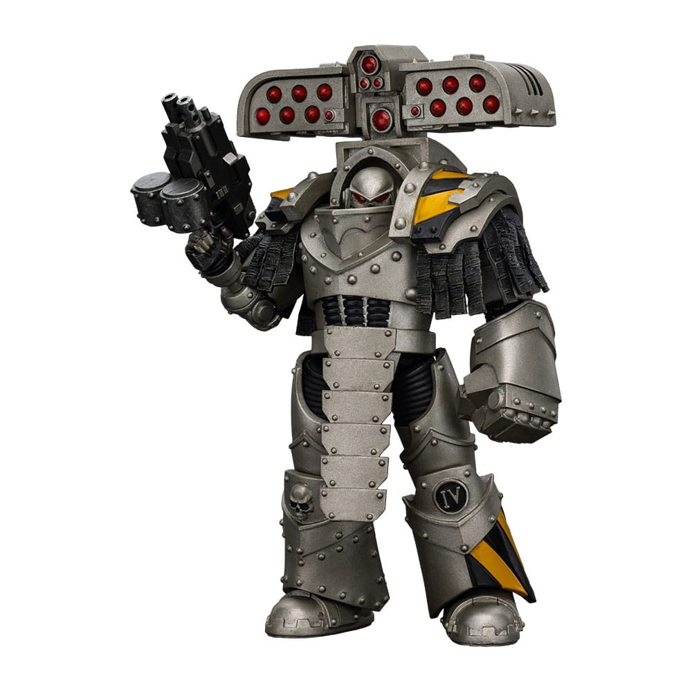 Warhammer The Horus Heresy Action Figure 1/18 Iron Warriors Tyrant Siege Master Terminator con lanciarazzi 14 cm Joy Toy