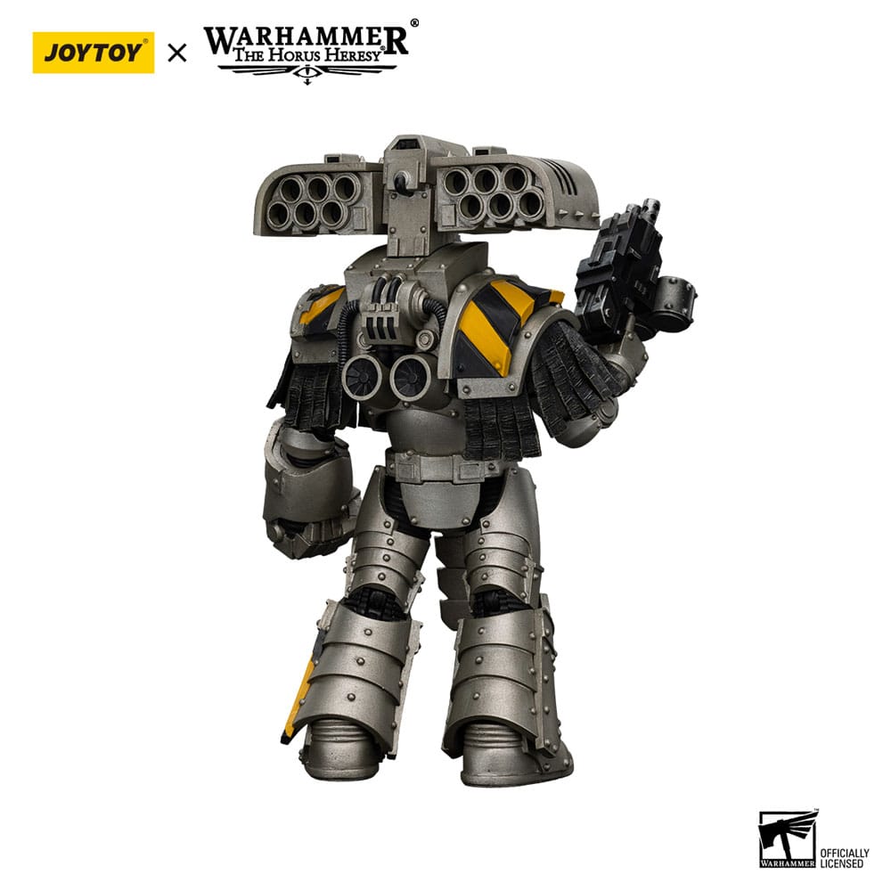 Warhammer The Horus Heresy Action Figure 1/18 Iron Warriors Tyrant Siege Master Terminator con lanciarazzi 14 cm Joy Toy