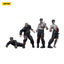 Zombie Dark Source Action Figure 4-Pack Security Guards 8 cm - Joy Toy