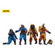 Zombie Dark Source Action Figure 4-Pack Biochemical Lab Team 8 cm - Joy Toy