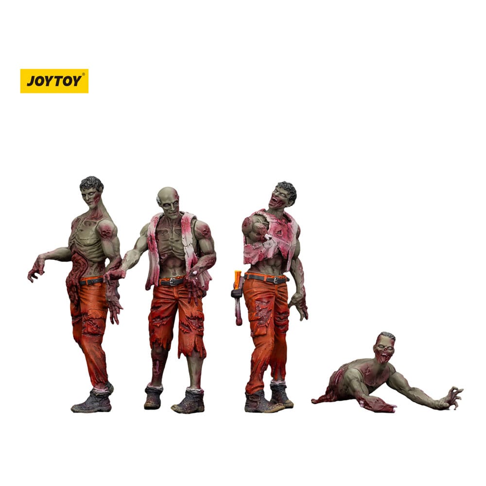 Zombie Dark Source Action Figure 4-Pack Mechanic Team 8 cm – Joy Toy