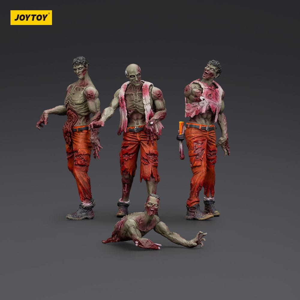 Zombie Dark Source Action Figure 4-Pack Mechanic Team 8 cm – Joy Toy