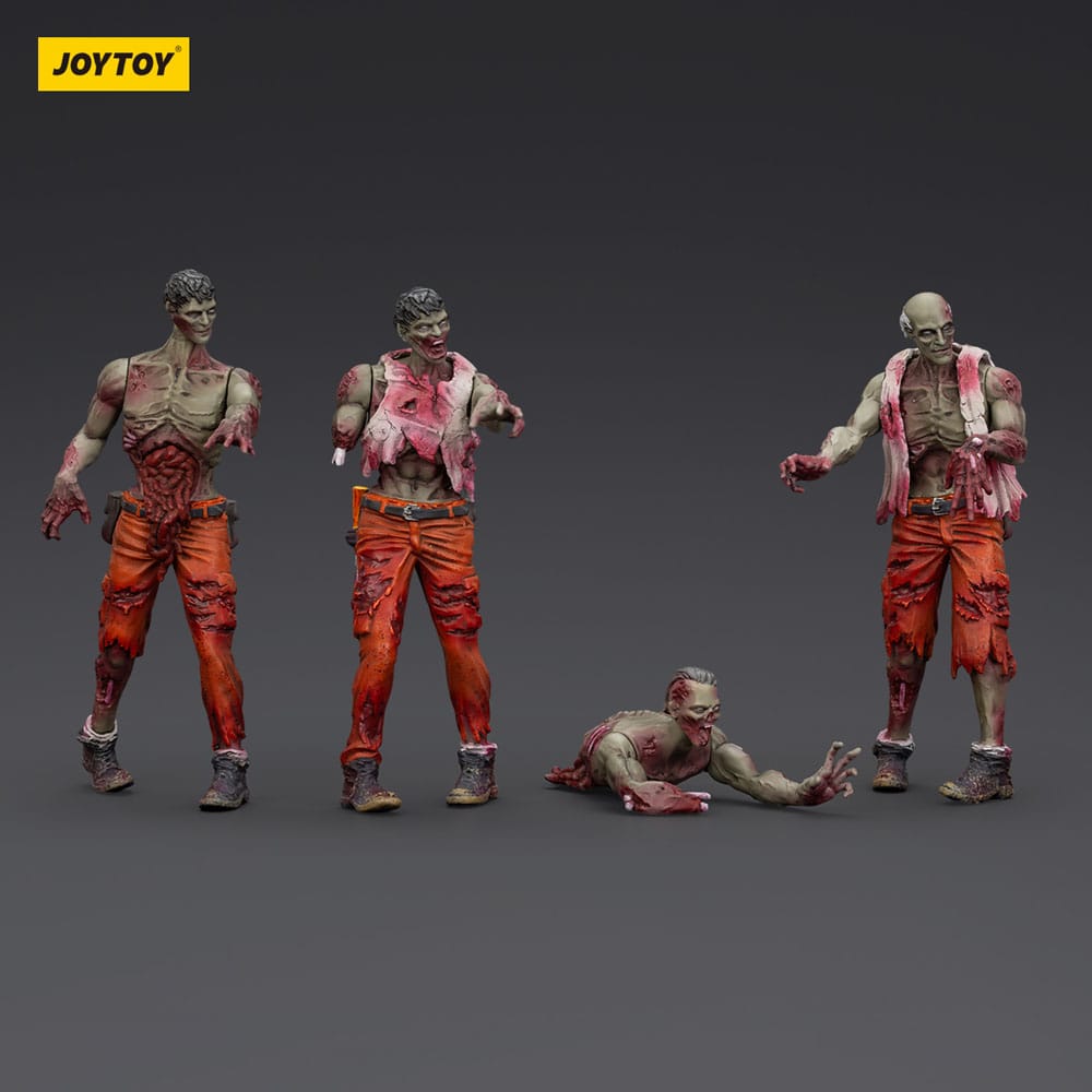 Zombie Dark Source Action Figure 4-Pack Mechanic Team 8 cm – Joy Toy