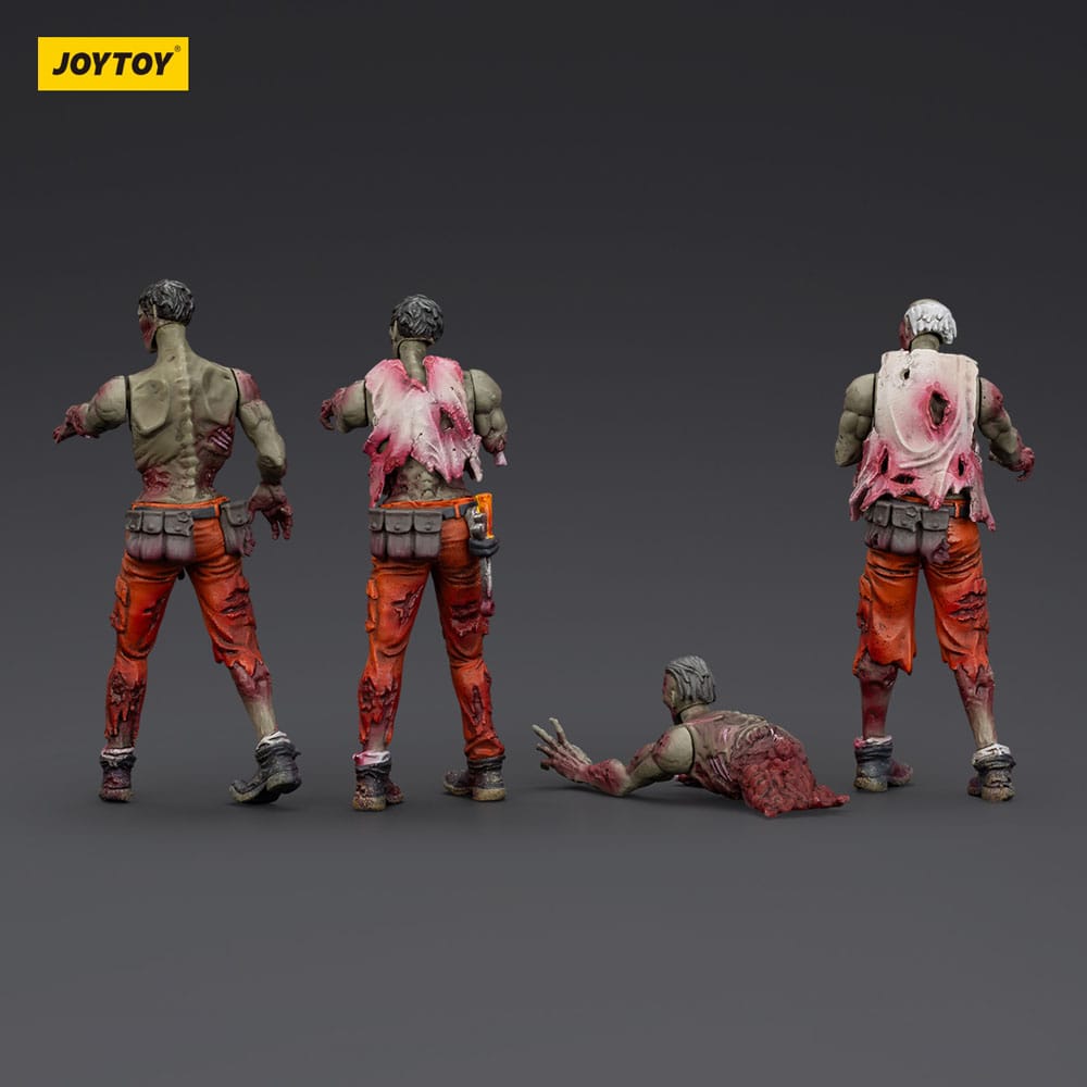 Zombie Dark Source Action Figure 4-Pack Mechanic Team 8 cm – Joy Toy